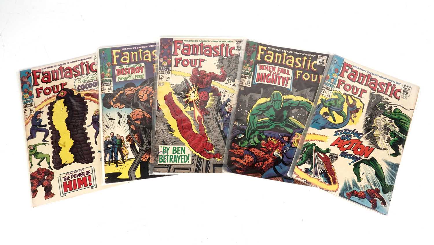 The Fantastic Four No's. 67-71 by Marvel Comics