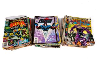 Nova and Machine Man comics by Marvel
