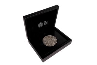 The Royal Mint Pistrucci Waterloo silver medal