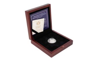 A Queen Elizabeth II Platinum Wedding Anniversary £1 pound proof coin