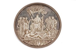 Queen Victoria, Golden Jubilee, 1887, a silver medal by L.C. Wyon