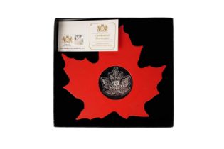 The Royal Canadian Mint Silver Maple Leaf $20 dollar coin