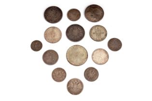 A selection of German states coins and others