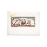 Andy Warhol - Signed Two Dollar Bill