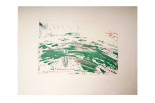 Roy Voss - Abstract untitled | artist's proof colour etching