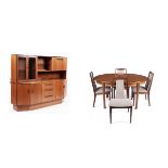 Victor. B Wilkins: A teak 'Fresco' dining room suite