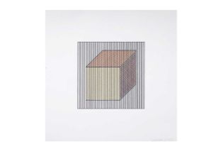 Sol Lewitt - Twelve Forms Derived from a Cube | printer's proof screenprint