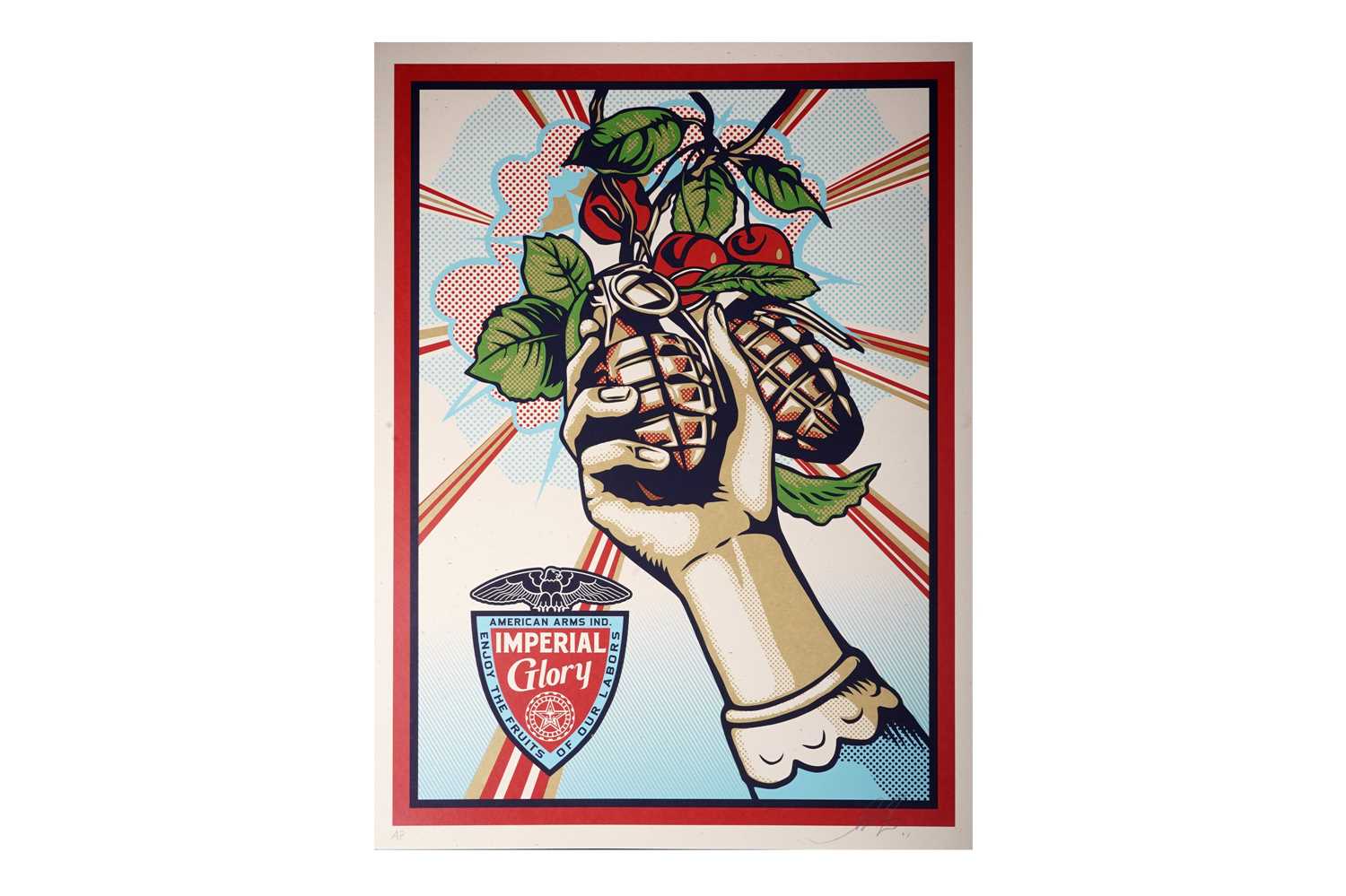 Shepard Fairey - Imperial Glory | artist's proof screenprint