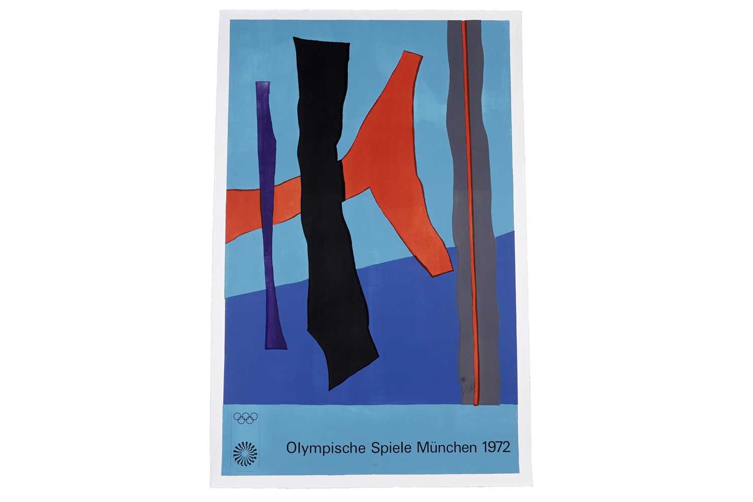 Fritz Winter - Olympic Games Munich 1972 poster | signed lithograph