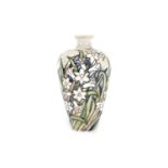 Moorcroft limited edition Hyacinth pattern vase, signed
