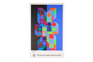 Victor Vasarely - Olympic Games Munich 1972 poster | serigraph