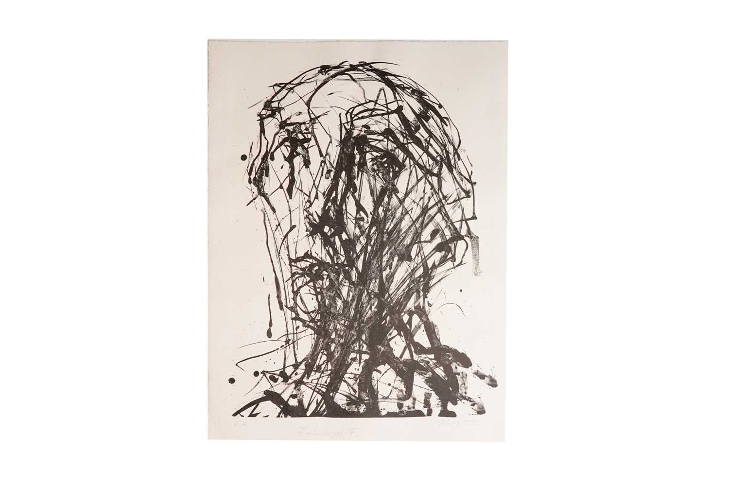 Max Uhlig - Frauenkopf F | artist's proof lithograph