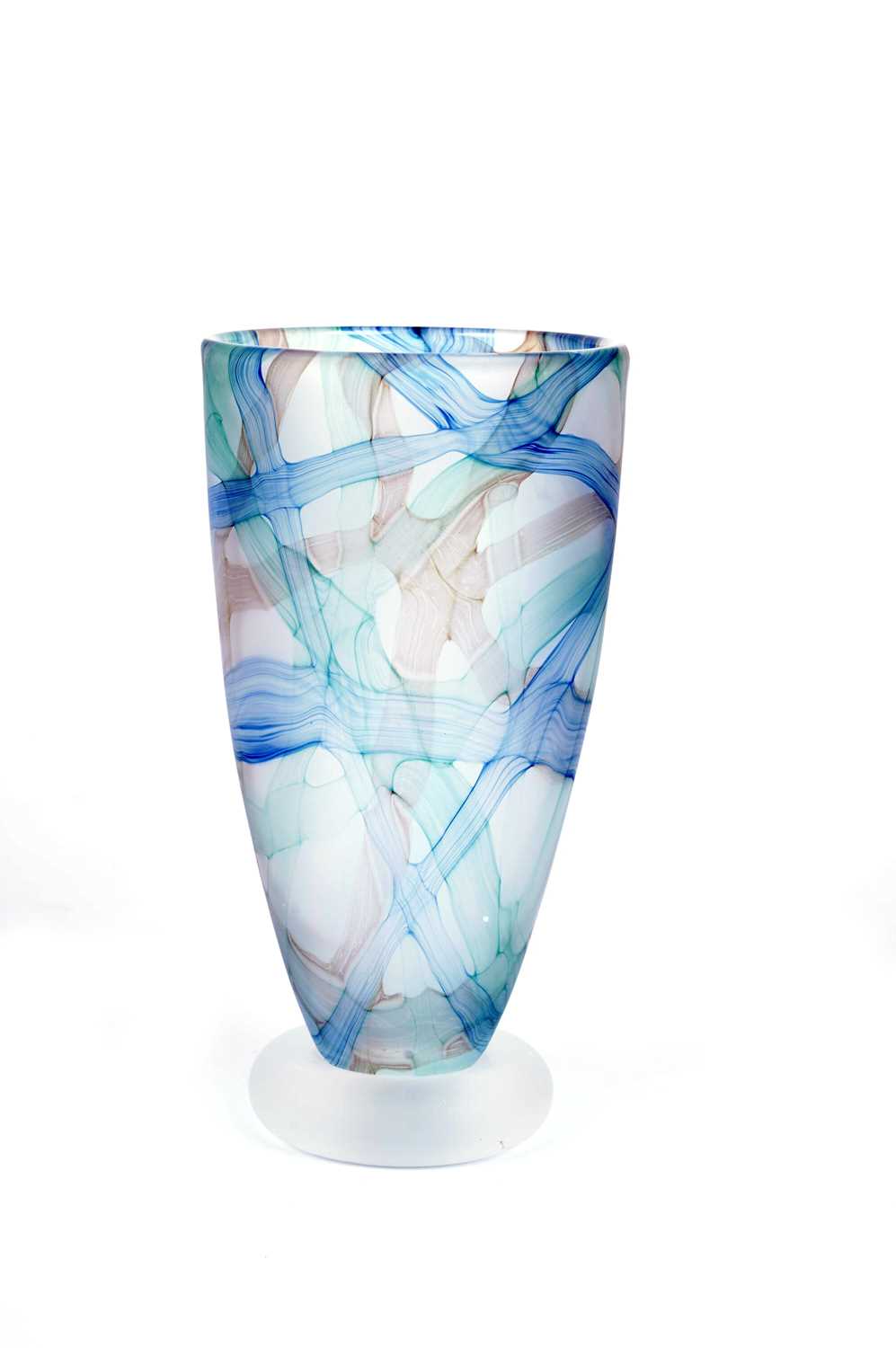 Two Roger Tye Hot Glass Studio vases - Image 2 of 8