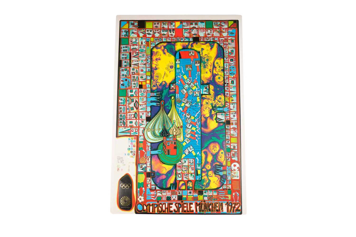 Friedensreich Hundertwasser - Olympic Games Munich 1972 poster | signed limited edition lithograph