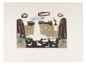 Julian Trevelyan RA - St James' Park (Turner 234) | etching and aquatint