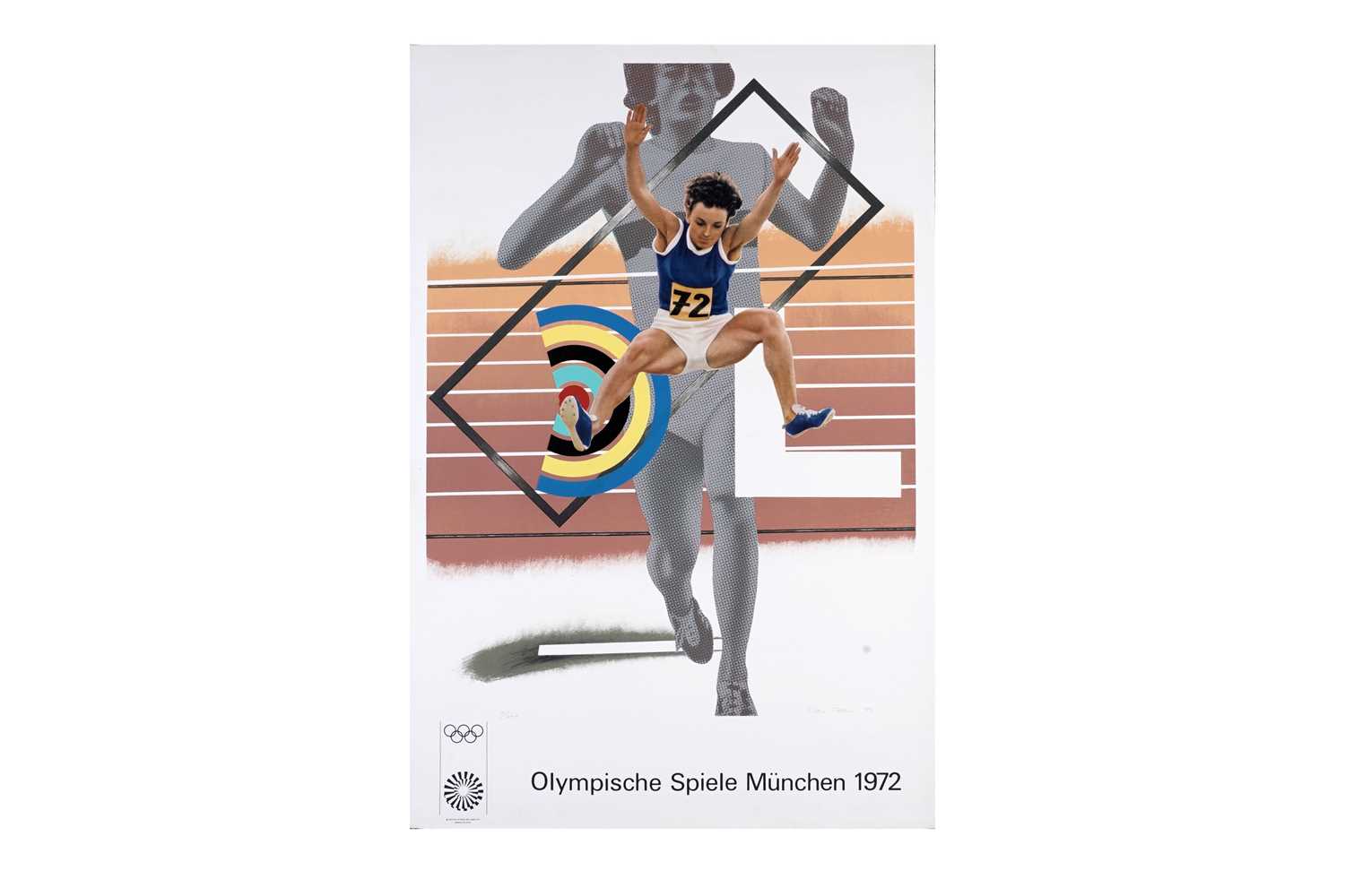 Peter Philips - Olympic Games Munich 1972 poster | signed limited edition serigraph