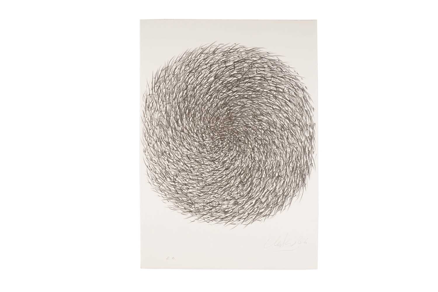 Gunther Uecker - Spirale | artist's proof lithograph