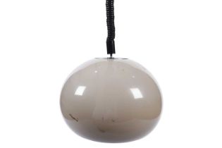 A 1970's Guzzini rise and fall hanging pendant light