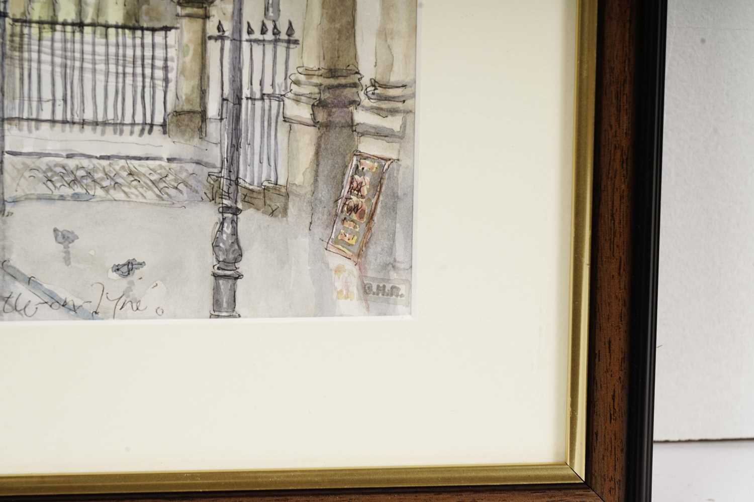 Charles Herbert "Charlie" Rogers - Castle, Moot Hall & All Saints, Newcastle | watercolour - Bild 6 aus 6