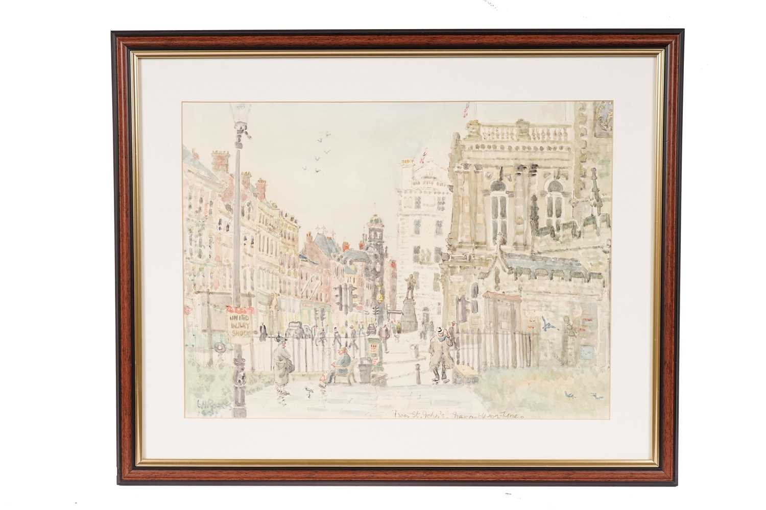 Charles Herbert "Charlie" Rogers - From St. John's, Newcastle-Upon-Tyne | watercolour