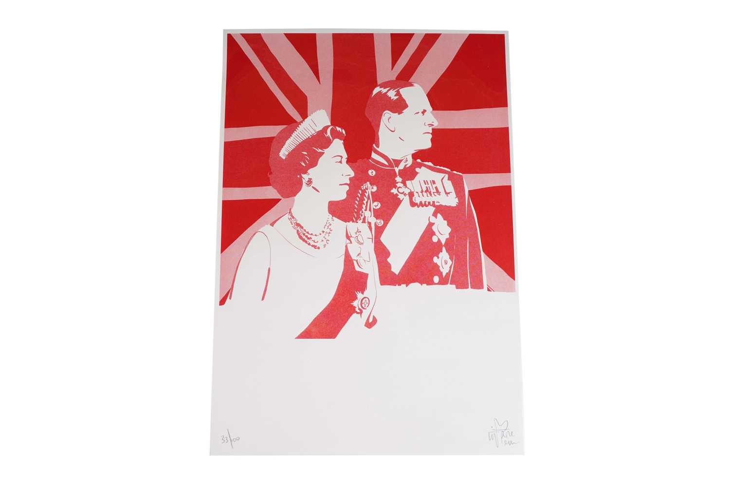 Pure Evil - Queen and Country | screenprint