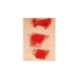 Jim Dine - Red Piano | limited edition colour lithograph