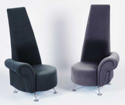 A pair of Potenza high back chairs