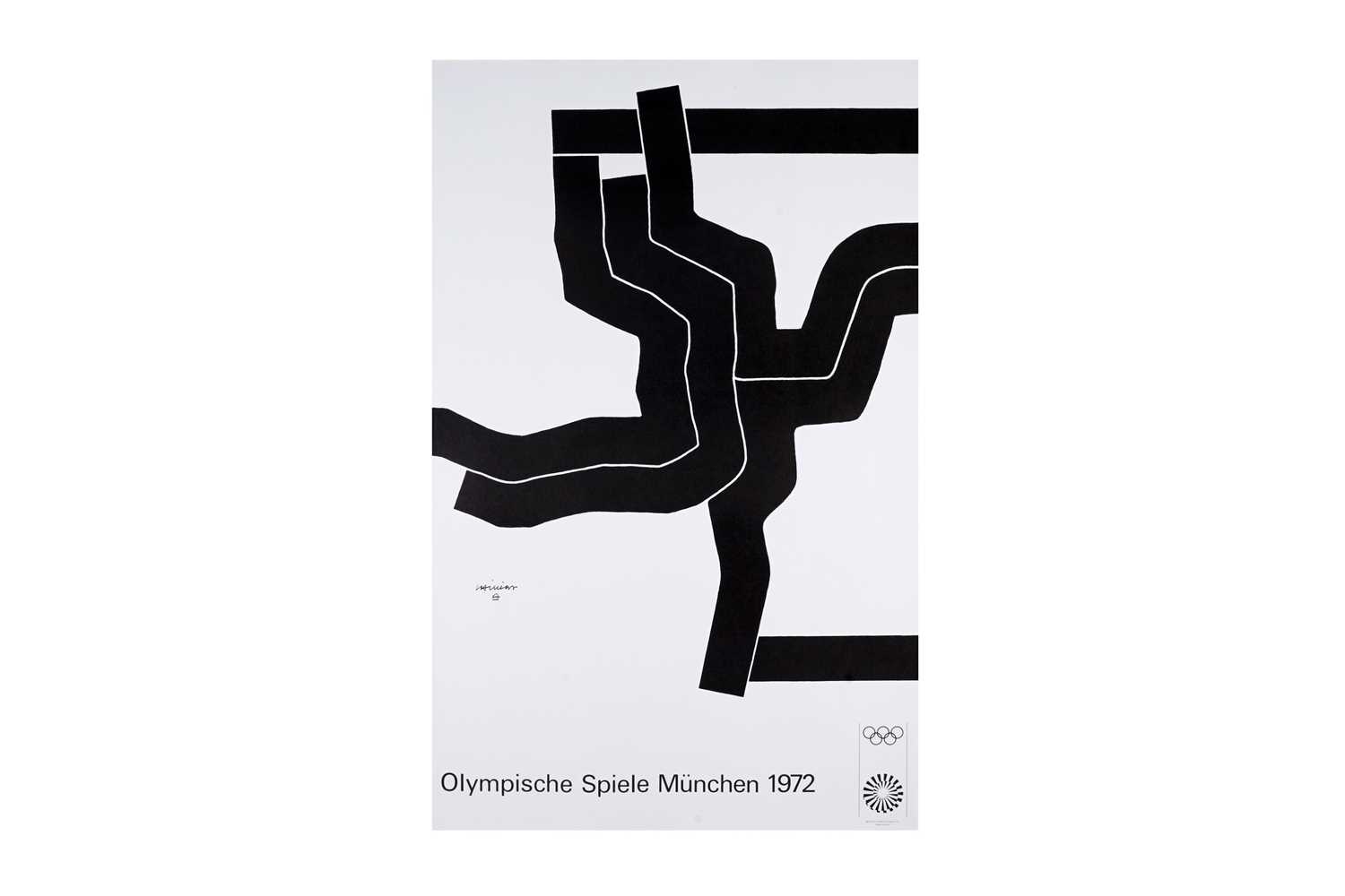 After Eduardo Chillida - Olympic Games Munich 1972 poster | serigraph