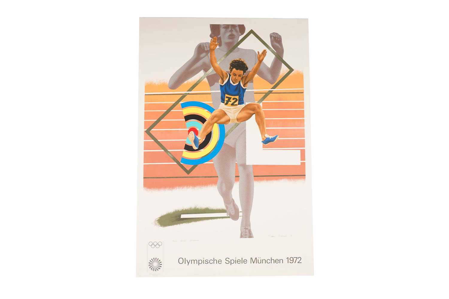 Peter Philips - Olympic Games Munich 1972 poster | signed artist's proof serigraph