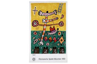 Alan Davie - Olympic Games Munich 1972 | signed limited edition lithograph
