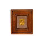 Goffredo Catraro - La Fedelta | 24ct gold cast plaque