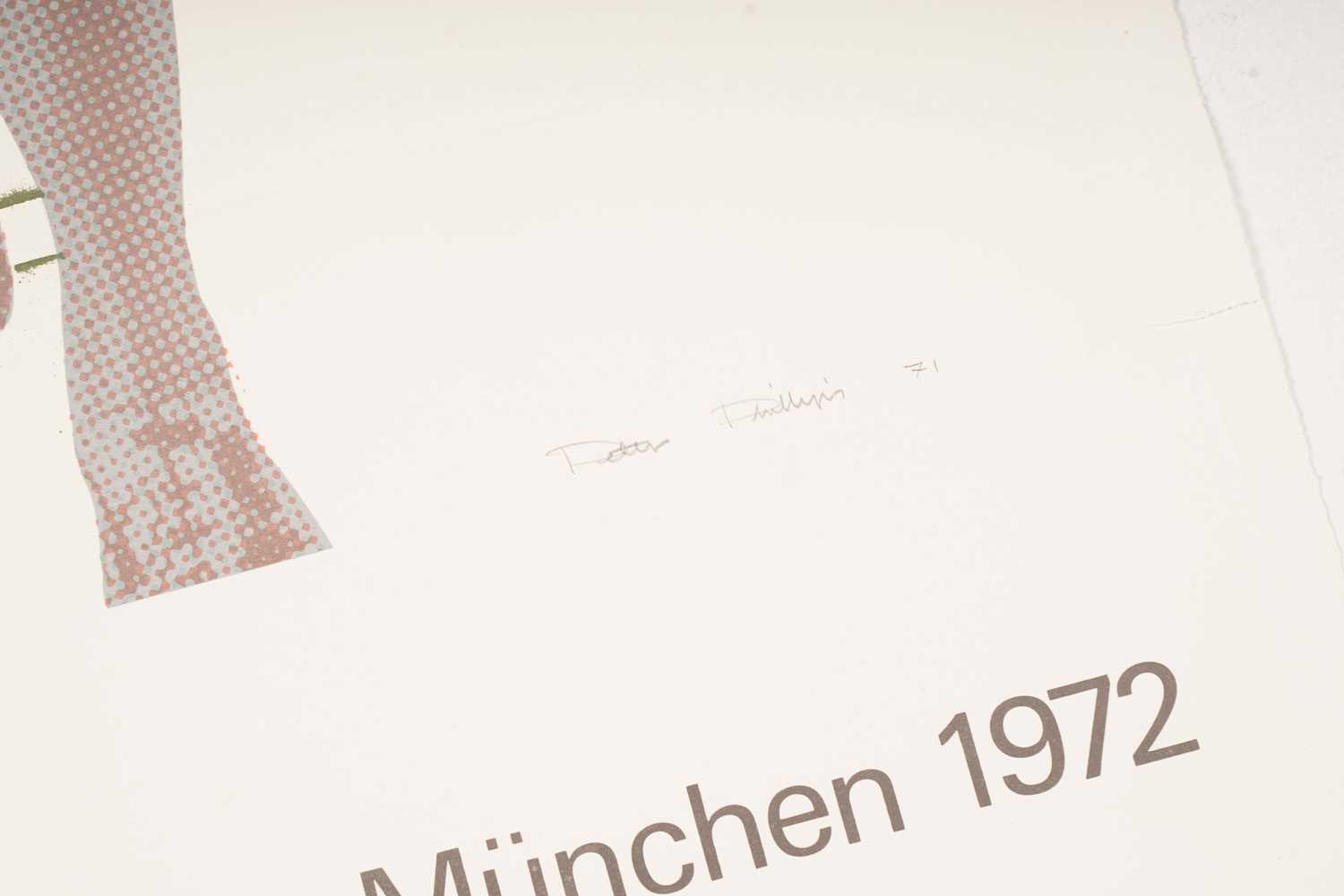 Peter Philips - Olympic Games Munich 1972 poster | signed artist's proof serigraph - Image 2 of 4