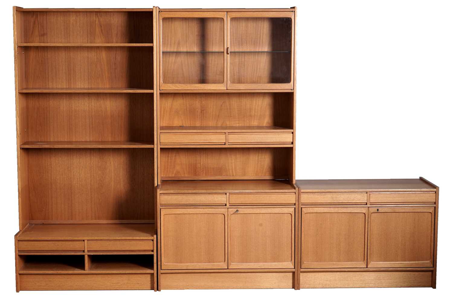 Three mid 20th Century Norwegian teak dining room units