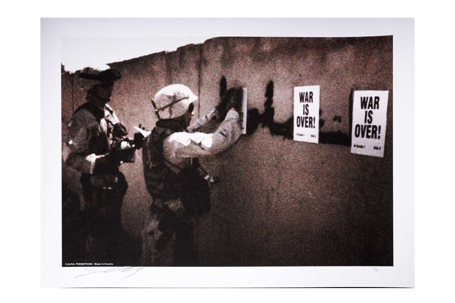 James Cauty - War Is Over! | colour lithograph