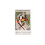 Jacob Lawrence - Olympic Games Munich 1972 poster | signed serigraph