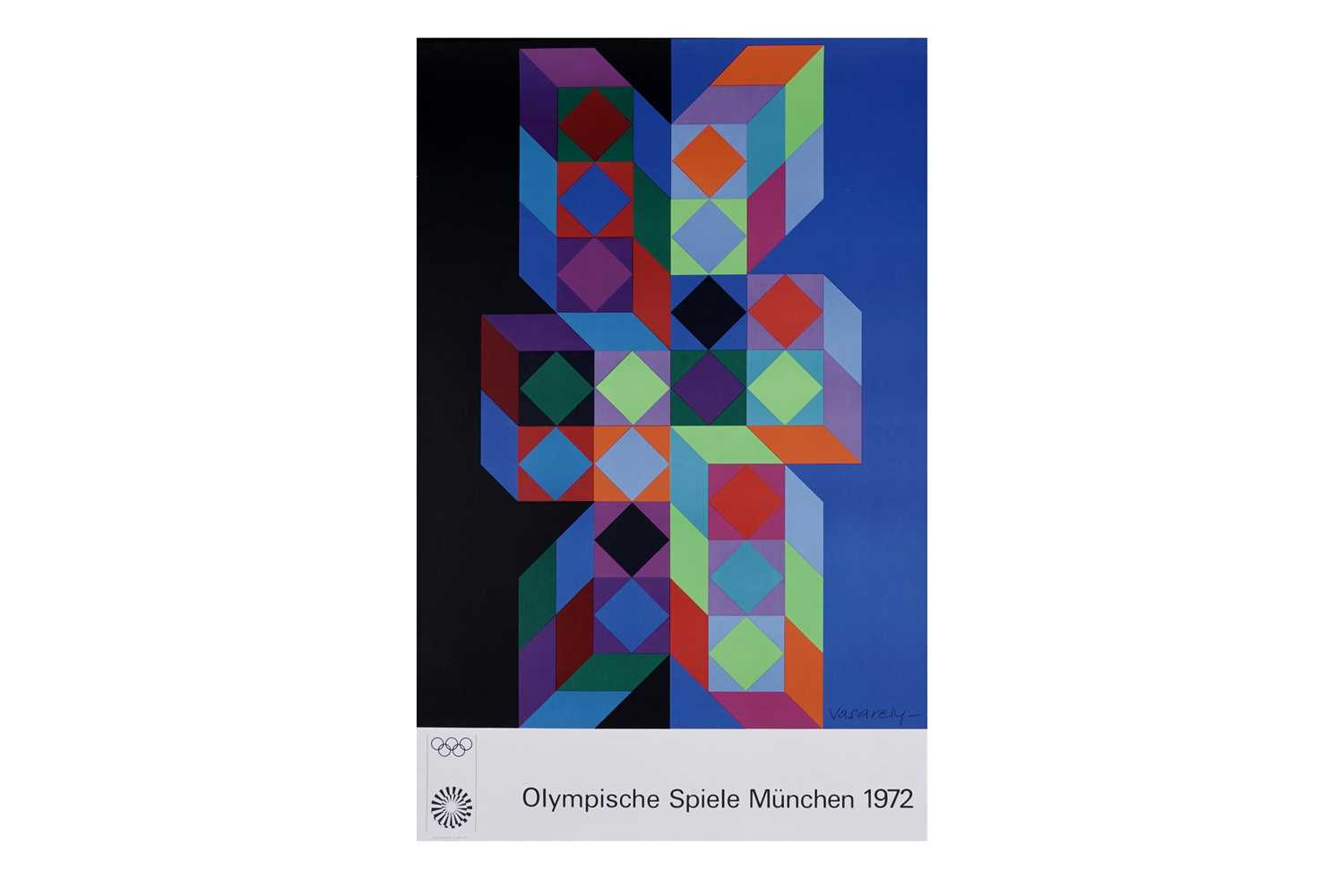 After Victor Vasarely - Olympic Games Munich 1972 poster |