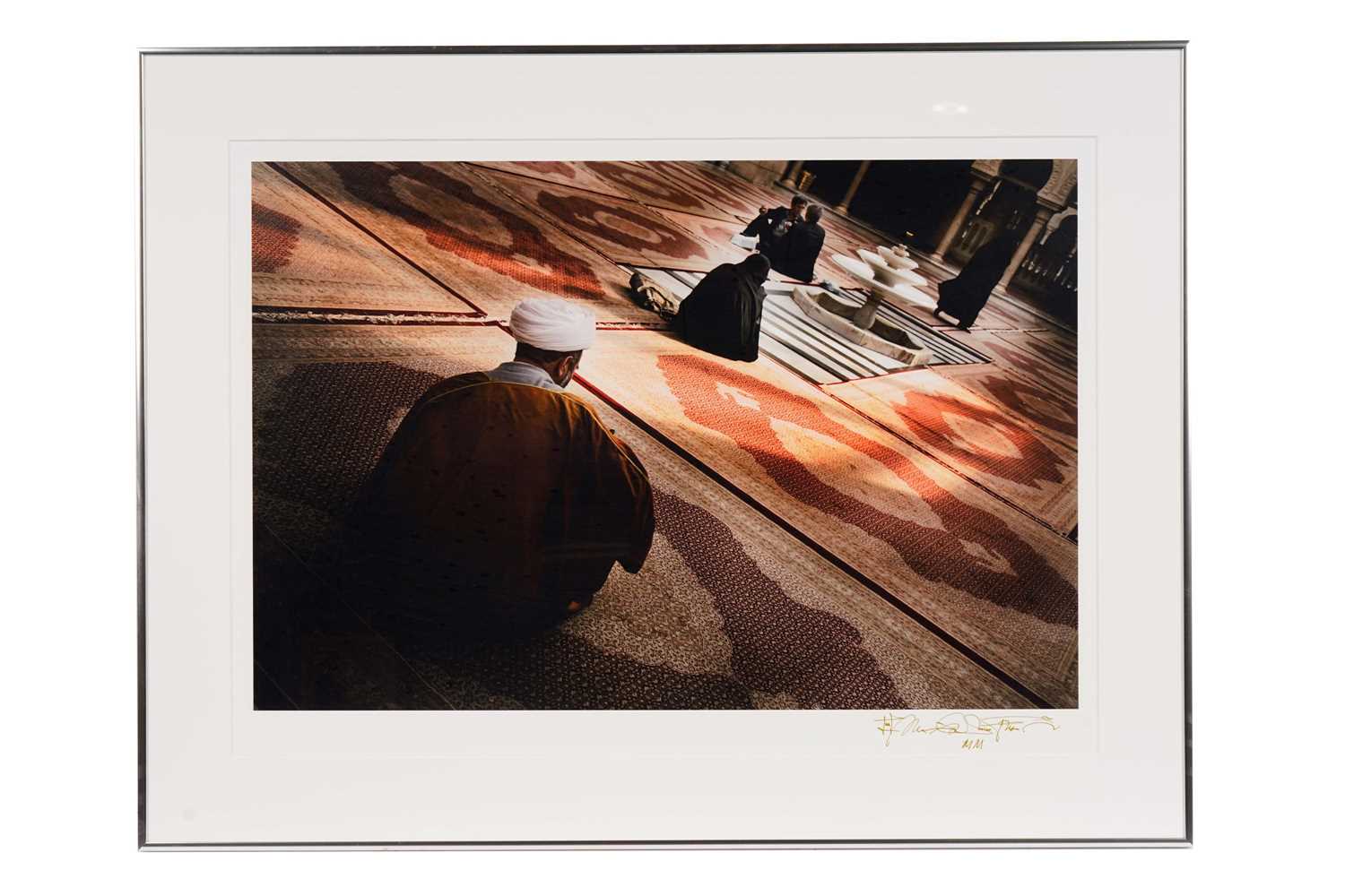 Massimiliano Fusari - Mosque with prayer rugs | photograph