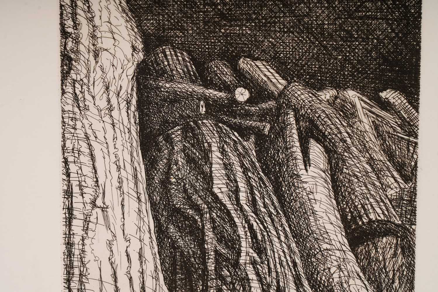 Henry Moore - Log Pile II | signed limited edition etching - Image 3 of 5