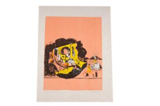 Graham Sutherland OM - Rock Form | colour lithograph