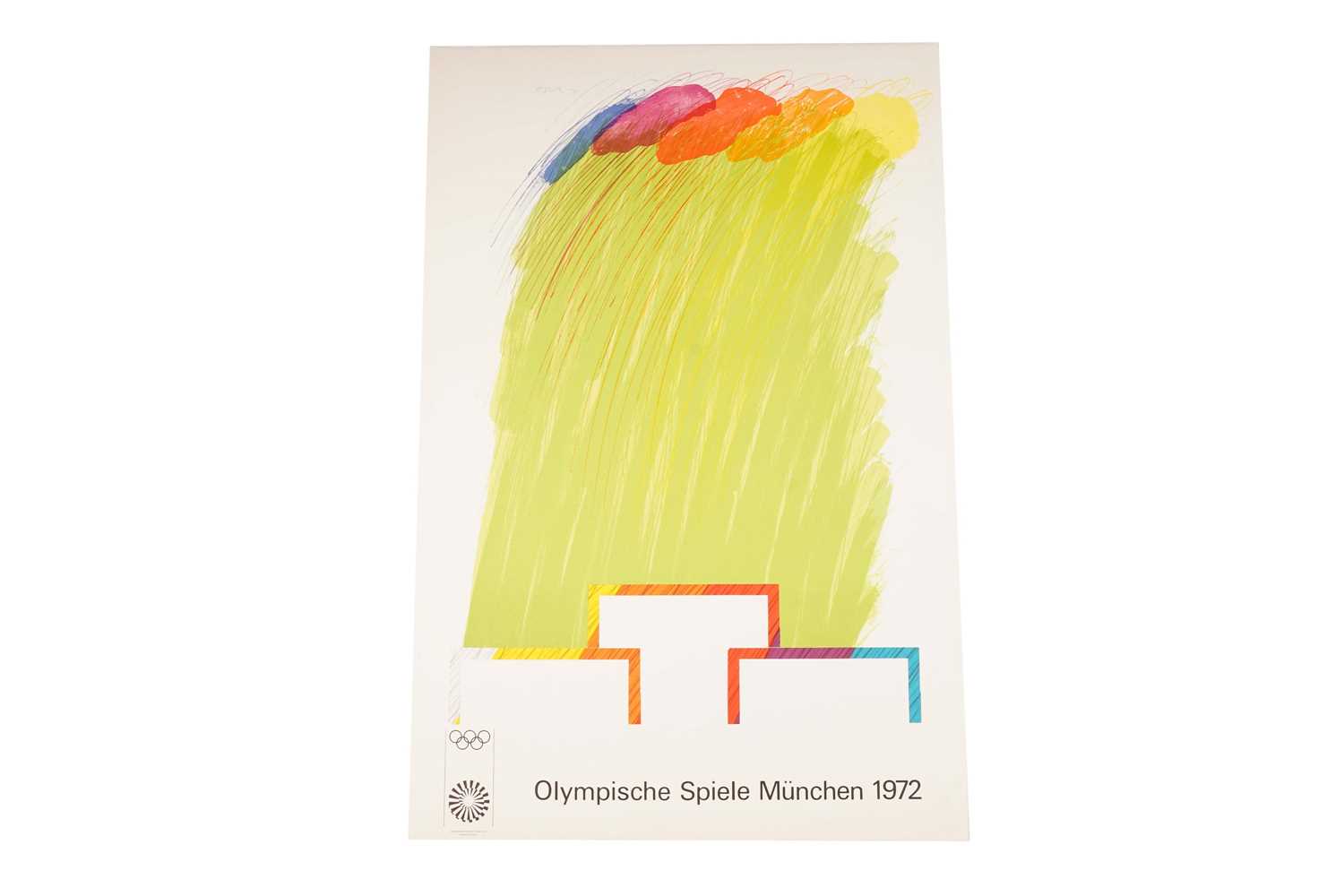 Richard Smith CBE - Olympic Games Munich 1972 poster | signed lithograph collage