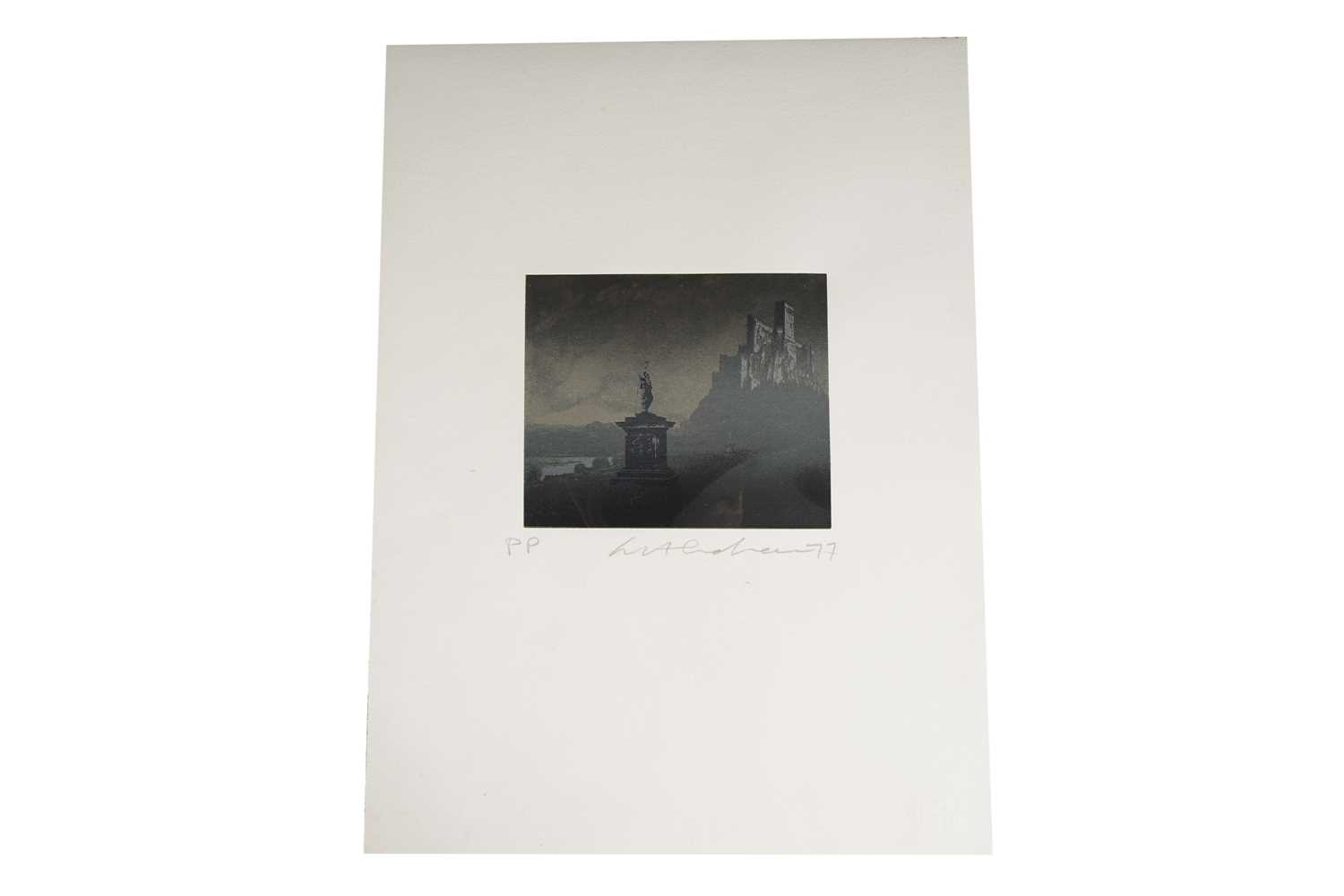 Ivor Abrahams - Haunted Palace | limited edition screenprint