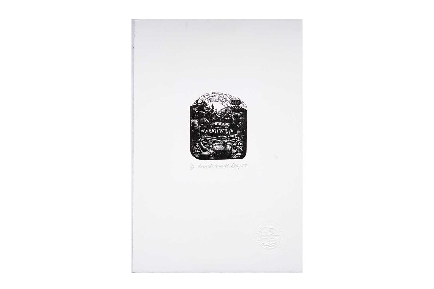 David Frazer - The Good Old World | limited edition wood engraving