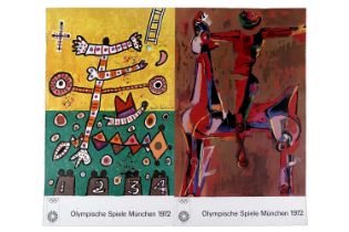 20th Century - Four Olympic Games Munich 1972 posters | Second Edition lithographs and serigraphs