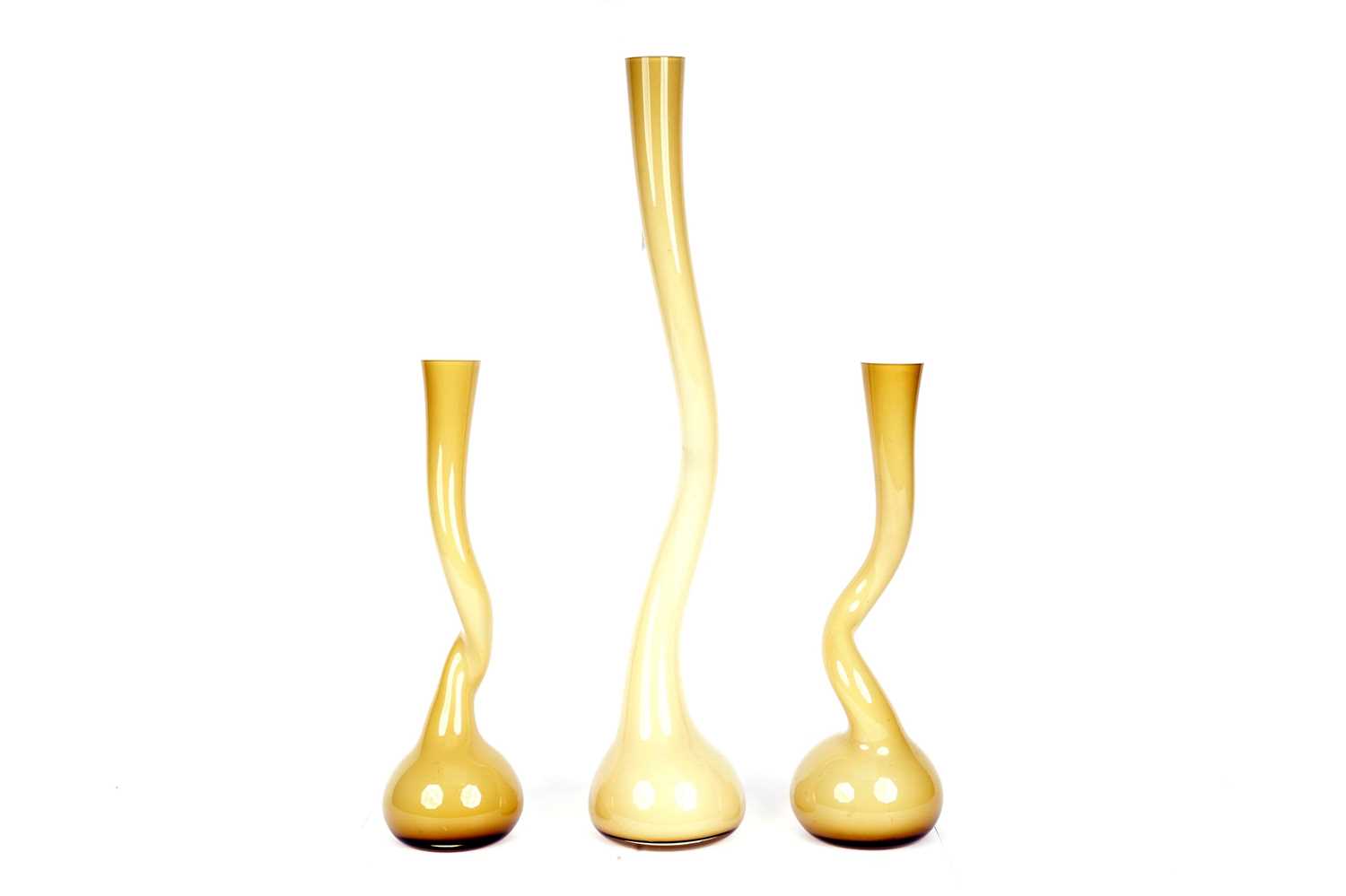 Three William Mason Swing vases