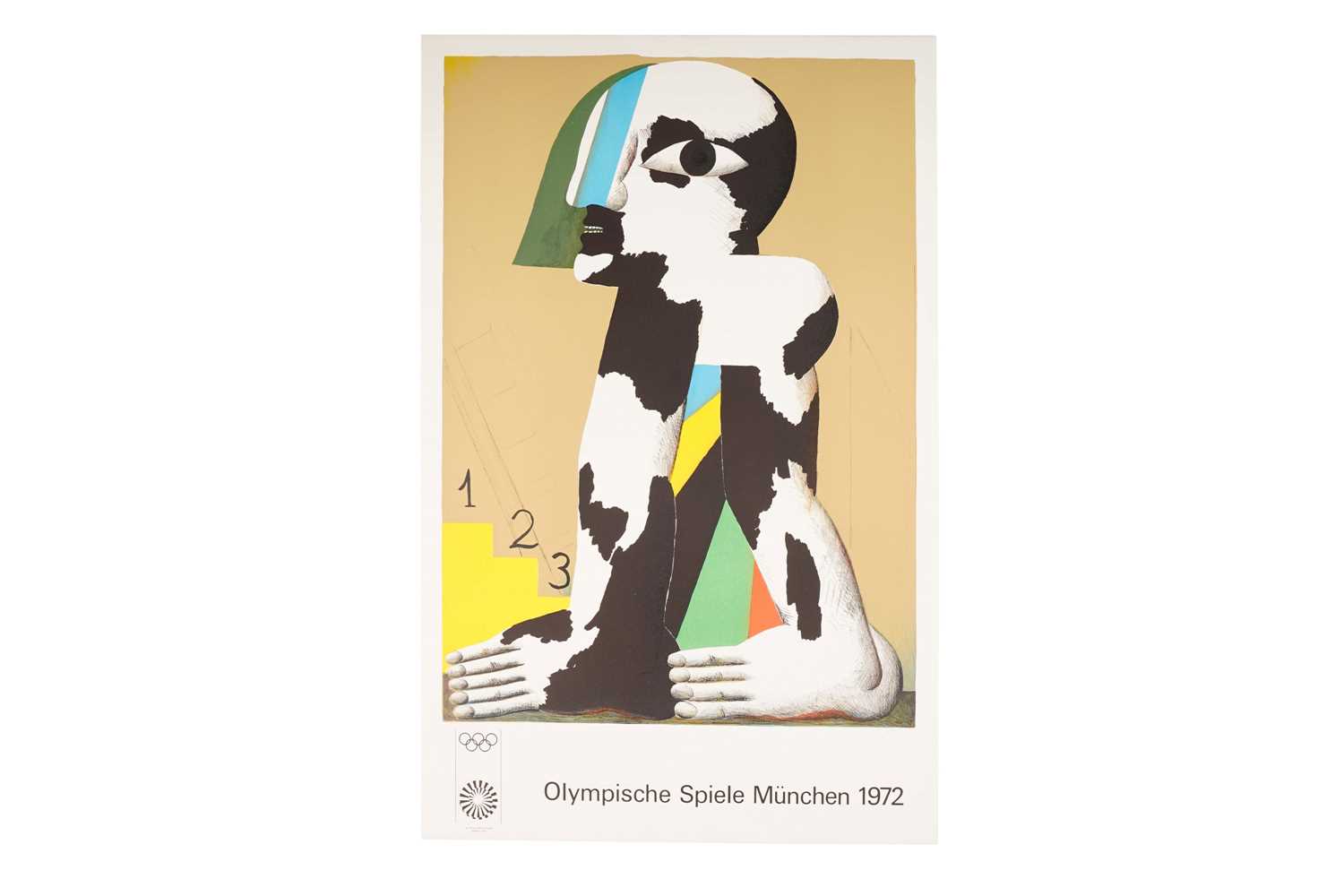 Horst Antes - Olympic Games Munich 1972 poster | signed lithograph