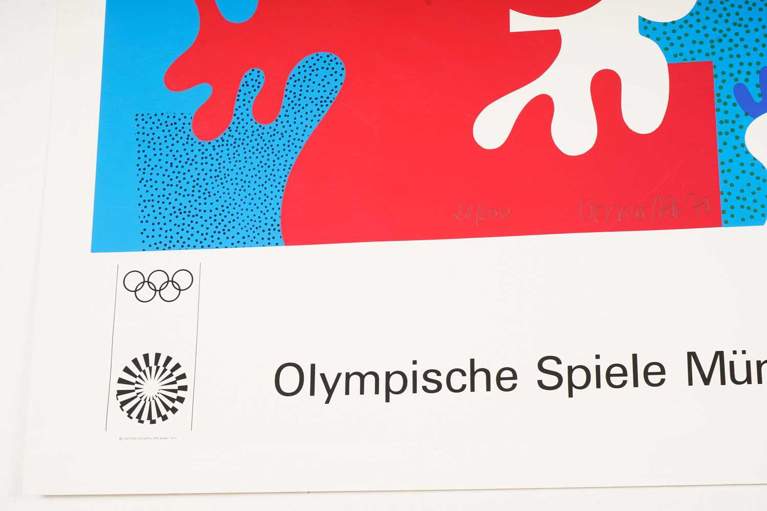 Otmar Alt - Olympic Games Munich 1972 poster | signed limited edition serigraph - Image 3 of 4