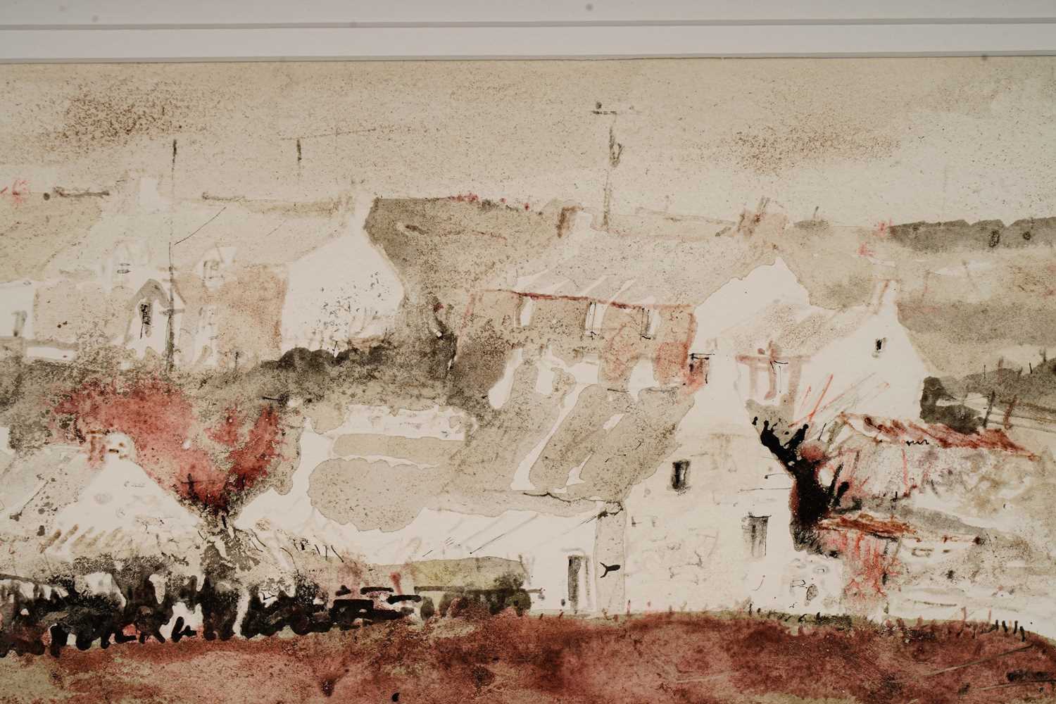 John Knapp Fisher - Abereiddy Cottages | watercolour - Image 3 of 5