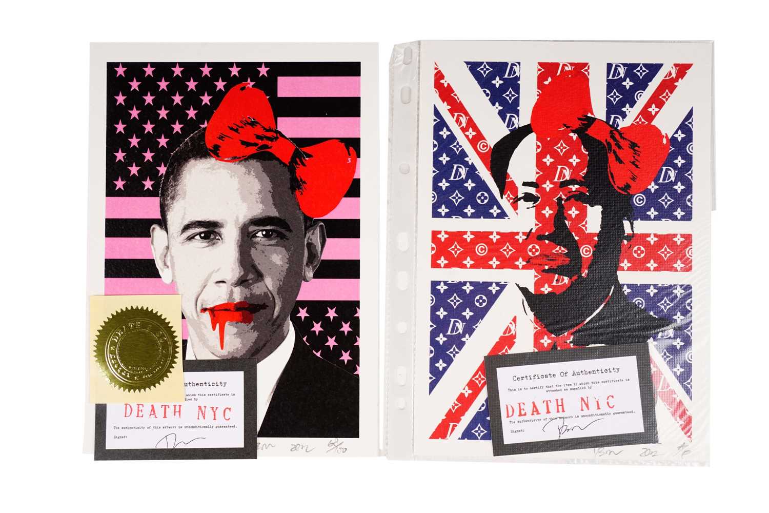 Death NYC - Obama and Mao | limited edition colour lithographs