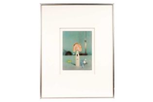 Richard Hamilton - The Critic Laughs | limited edition laminated offset lithograph