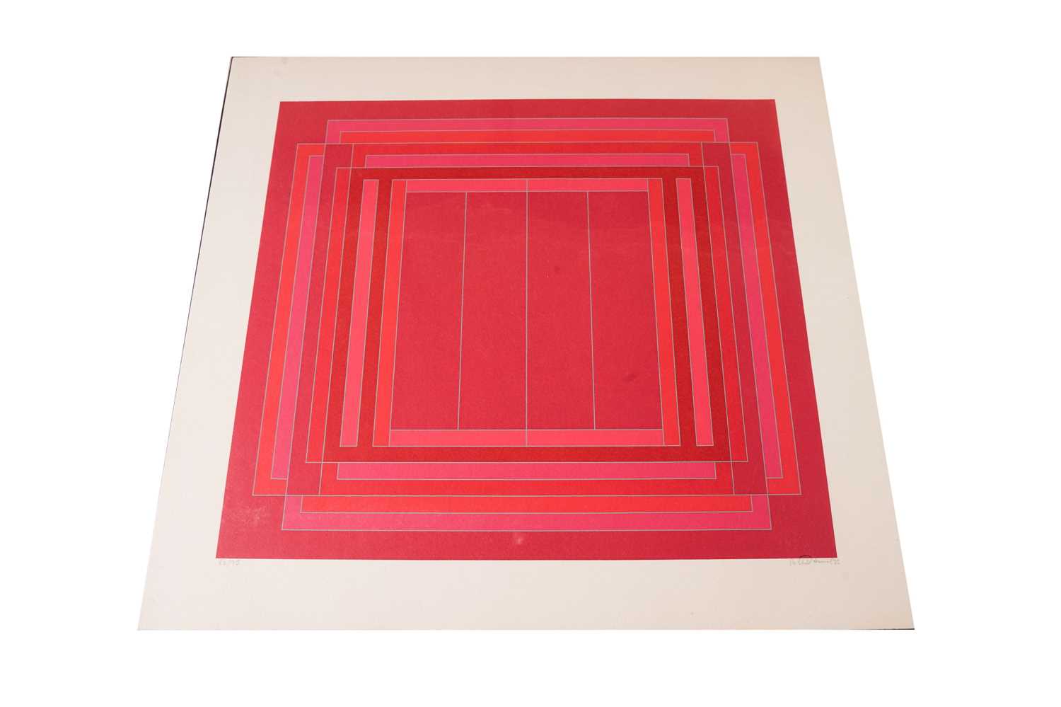 Peter Stroud - Yellow and Red Geometric | colour lithographs - Bild 3 aus 3